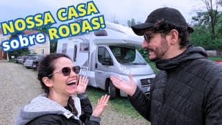 Capa do vídeo TOUR COMPLETO do nosso MOTORHOME!