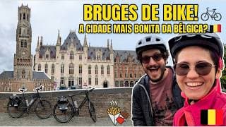 Capa do vídeo BRUGES de Motorhome e Bike: A cidade mais LINDA da Bélgica! (Dicas Reais)