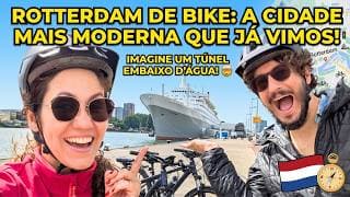 Capa do vídeo A cidade mais SURPREENDENTE da Holanda! (Rotterdam de Bike)